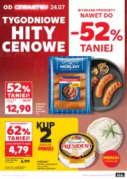 Gazetka promocyjna Kaufland - Gazetka tygodnia - Gazetka - ważna od 30.07 do 30.07.2025 - strona 2 - produkty: Ser, Brie, Président, Tera, Camembert, Morliny, Kiełbasa, Kiełbasa śląska