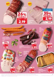 Gazetka promocyjna Kaufland - Gazetka tygodnia - Gazetka - ważna od 30.07 do 30.07.2025 - strona 21 - produkty: Polędwica, Kindziuk, Bell, Kiełbasa krakowska, Madej Wróbel, Pasztet, Duda, Szynka, Kiełbasa głogowska, Kabanos, Kiełbasa