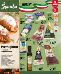 Gazetka promocyjna Selgros - Katalog Kuchnie Świata - Gazetka - ważna od 02.02 do 02.02.2022 - strona 3 - produkty: Mozzarella, Kurczak, Koncentrat pomidorowy, Makaron, Ser, Por, Mus, Gra, Gorgonzola, Czosnek, Tarta, Przyprawy, Bazyl, Bazylia, Bułka tarta, Parmezan, Lanki, Pecorino, Olej, Bułka, Fa