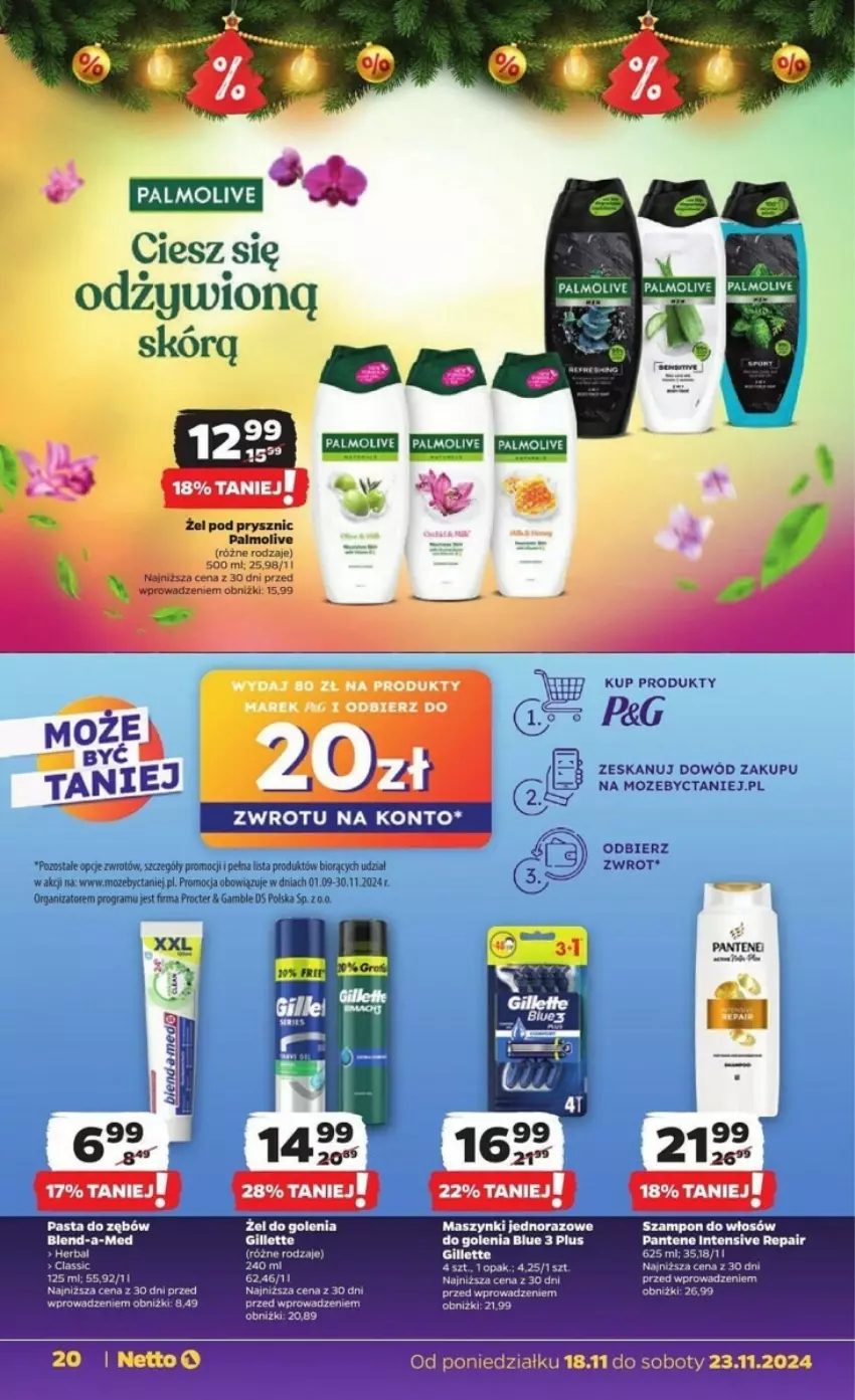 Gazetka promocyjna Netto - ważna 18.11 do 23.11.2024 - strona 13 - produkty: Blend-a-Med, Fa, Gillette, Gra, Palmolive