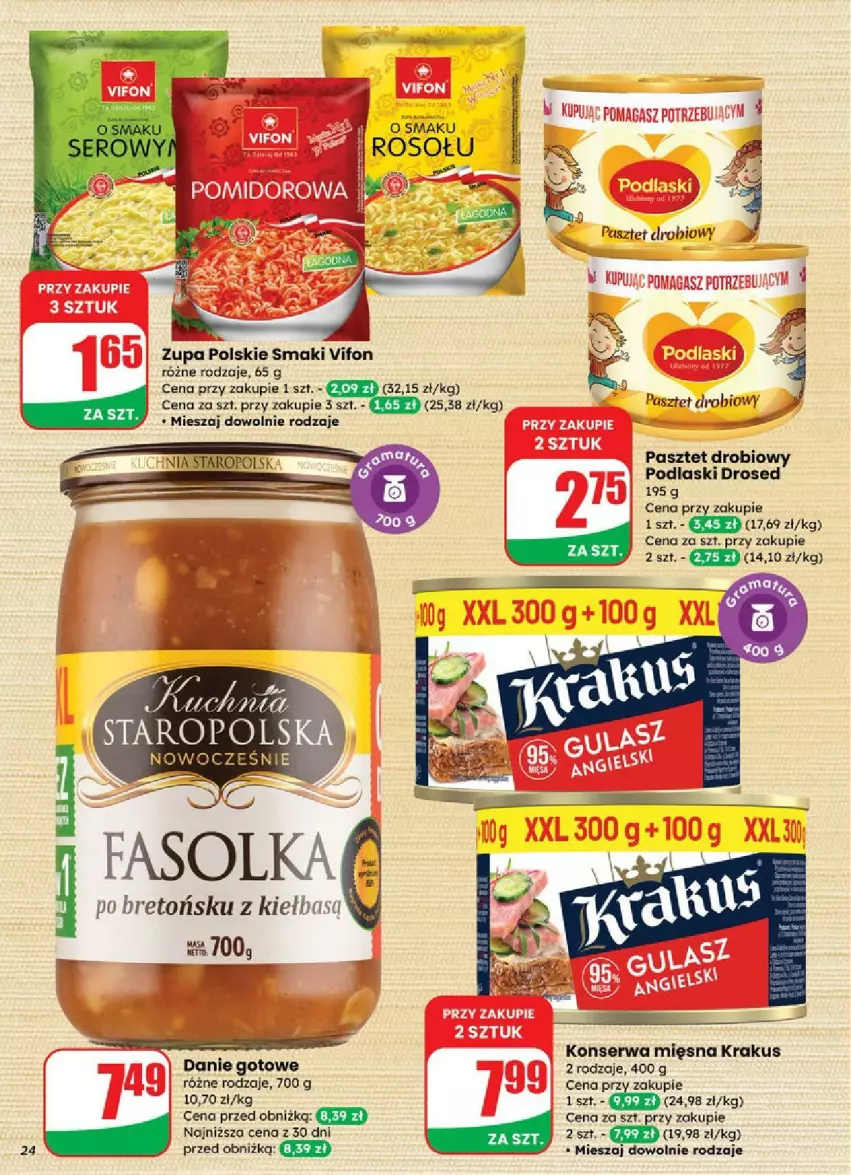 Gazetka promocyjna Dino - ważna 03.09 do 09.09.2025 - strona 17 - produkty: Chia, Danie gotowe, Krakus, Pasztet, Podlaski, Puma, Ser, Zupa