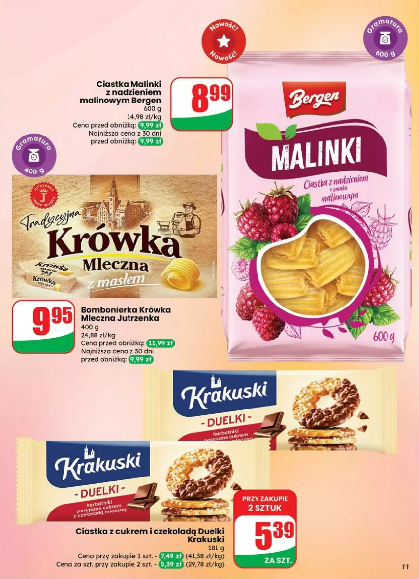 Gazetka promocyjna Dino - ważna 03.09 do 09.09.2025 - strona 3 - produkty: Ciastka, Jutrzenka, Krakus, Krakuski