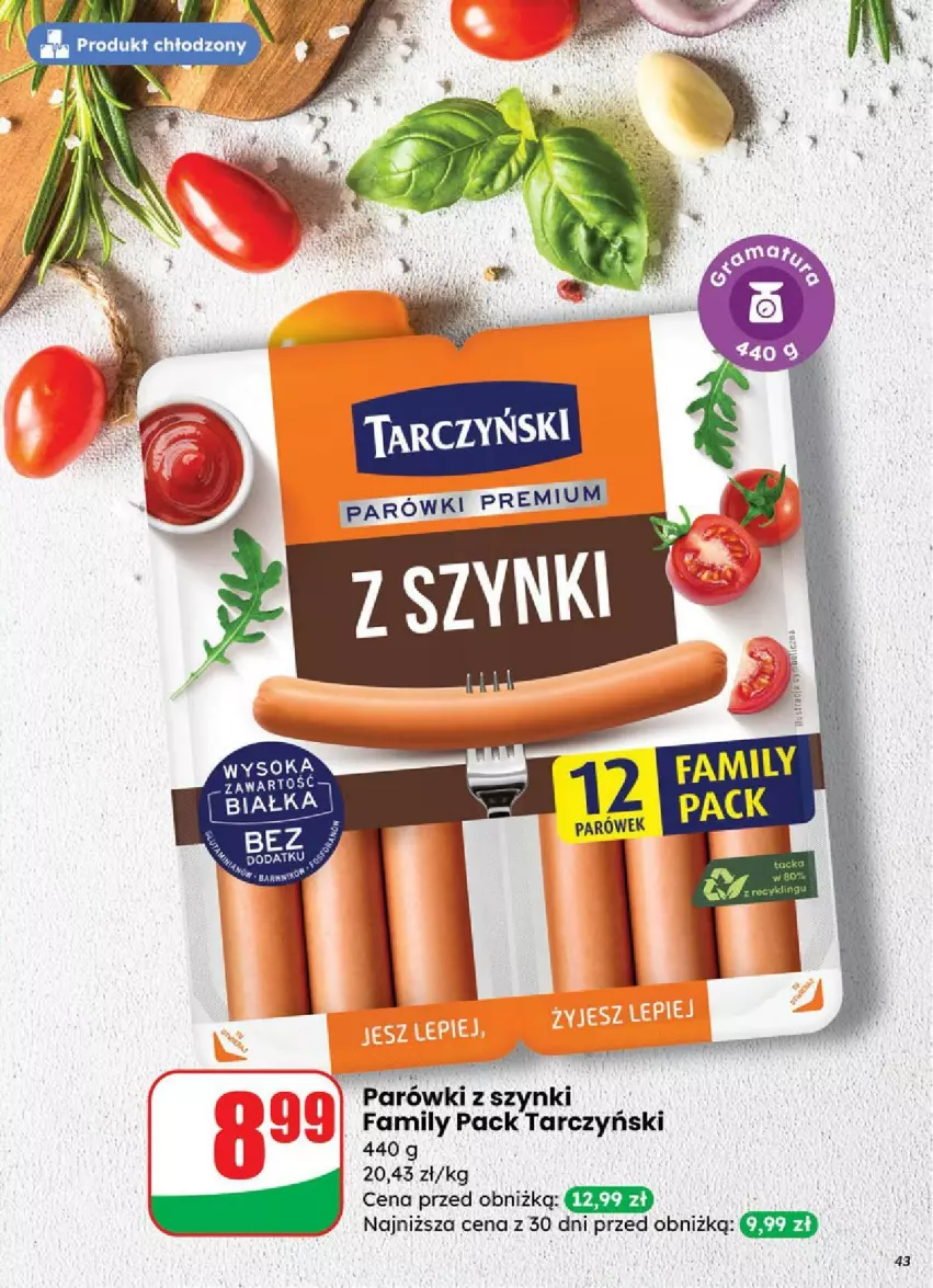 Gazetka promocyjna Dino - ważna 03.09 do 09.09.2025 - strona 38 - produkty: Fa, Parówki, Parówki z szynki, Tarczyński