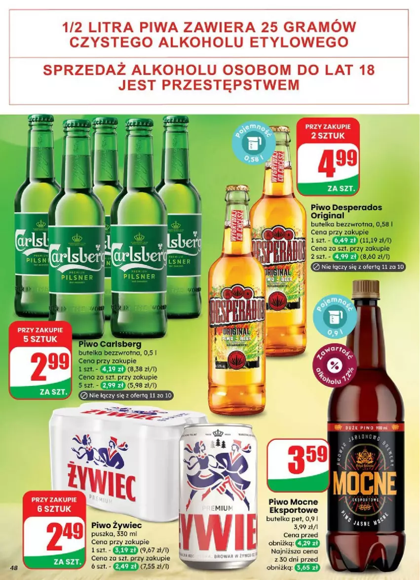 Gazetka promocyjna Dino - ważna 03.09 do 09.09.2025 - strona 43 - produkty: Desperados, Gin, Gra, Piwa, Piwo, Por, Sport