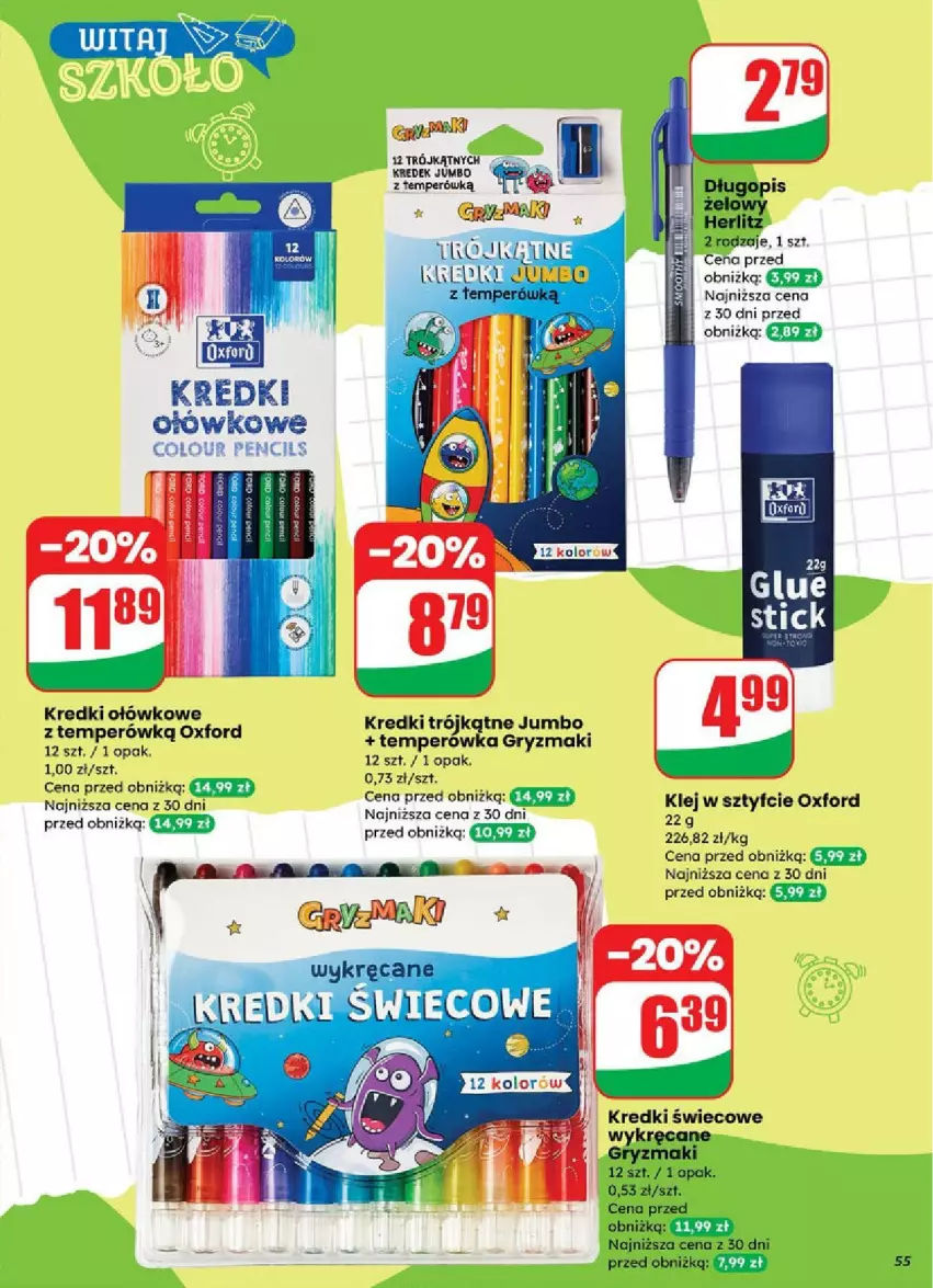 Gazetka promocyjna Dino - ważna 03.09 do 09.09.2025 - strona 51 - produkty: Długopis, Gry, Klej