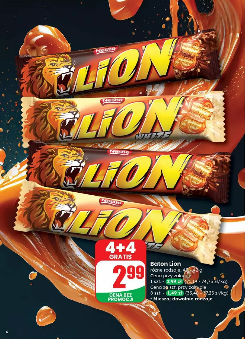 Gazetka promocyjna Dino - ważna 03.09 do 09.09.2025 - strona 56 - produkty: Baton, Lion