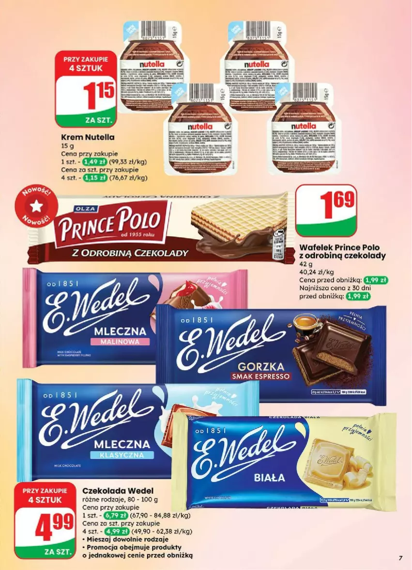 Gazetka promocyjna Dino - ważna 03.09 do 09.09.2025 - strona 67 - produkty: Czekolada, Nutella, Prince Polo, Wafelek
