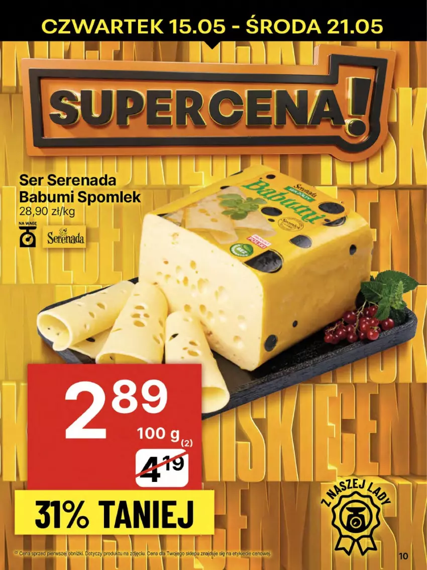 Gazetka promocyjna Delikatesy Centrum - Franczyza DC20 Czwartek - ważna 15.05 do 21.05.2025 - strona 10 - produkty: Ser