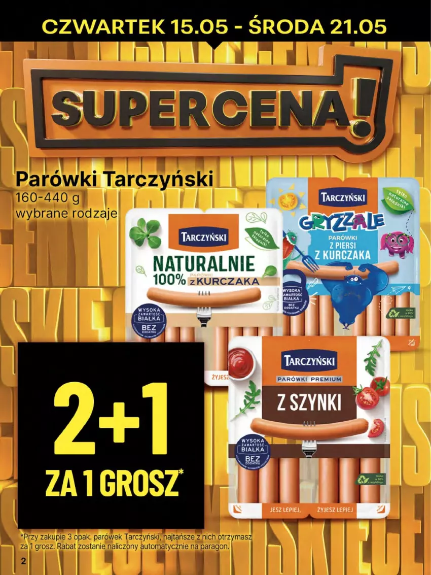 Gazetka promocyjna Delikatesy Centrum - Franczyza DC20 Czwartek - ważna 15.05 do 21.05.2025 - strona 2 - produkty: Kurczak, Sok, Tarczyński