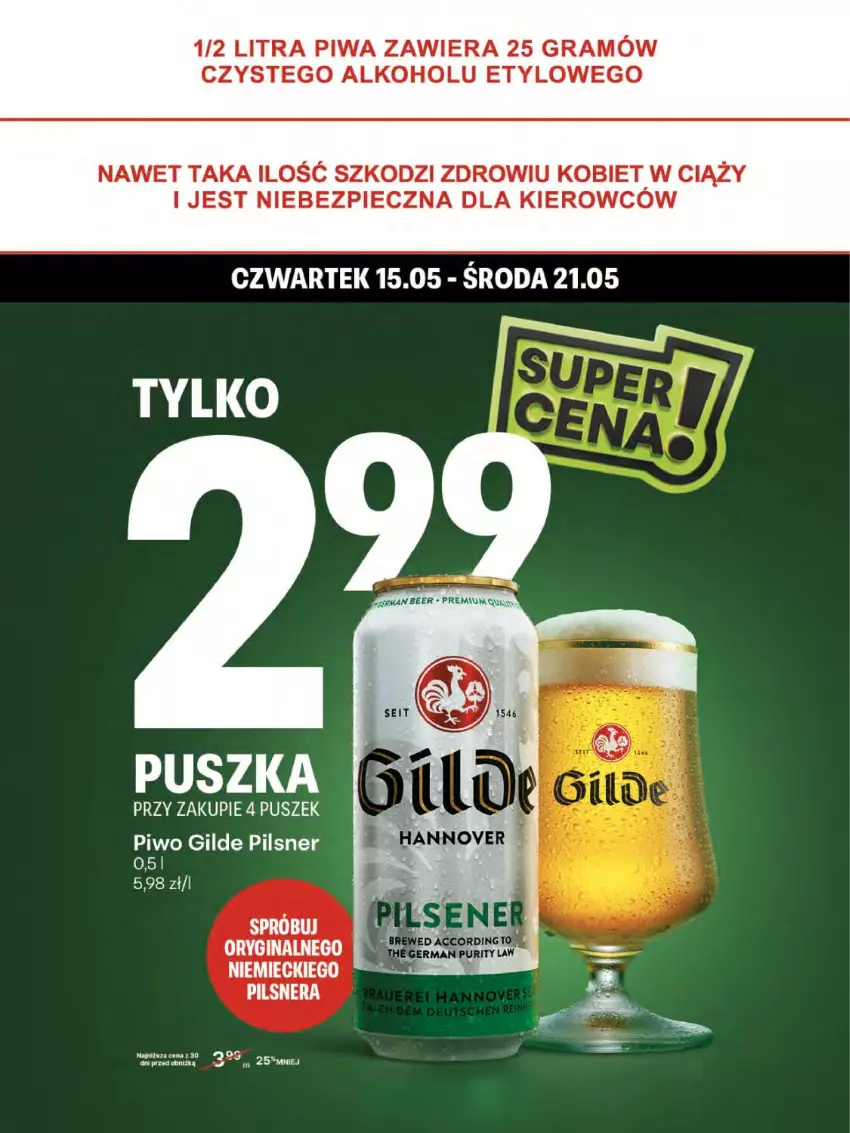 Gazetka promocyjna Delikatesy Centrum - Franczyza DC20 Czwartek - ważna 15.05 do 21.05.2025 - strona 43 - produkty: Gra, Piec, Piwa, Piwo