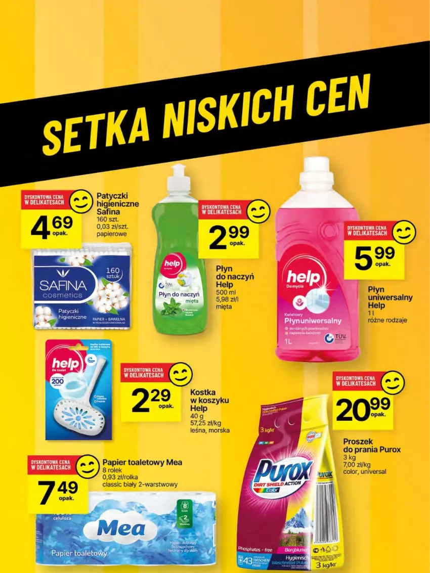 Gazetka promocyjna Delikatesy Centrum - Franczyza DC20 Czwartek - ważna 15.05 do 21.05.2025 - strona 59 - produkty: Kosz, Mięta, Papier, Papier toaletowy, Proszek do prania, Pur