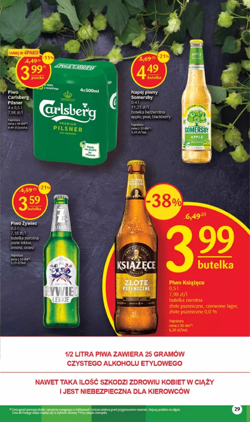 Gazetka promocyjna Delikatesy Centrum - Gazetka DC27 - ważna 13.07 do 19.07.2023 - strona 29 - produkty: Fa, Gra, Napój, Piec, Piwa, Piwo, Rum, Somersby