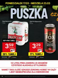 Gazetka promocyjna Delikatesy Centrum - NOWA GAZETKA Delikatesy Centrum od 17 marca! 17-23.03.2025 - Gazetka - ważna od 23.03 do 23.03.2025 - strona 36 - produkty: Piwa, Piwo, Piec, Koc, Gra, Okocim