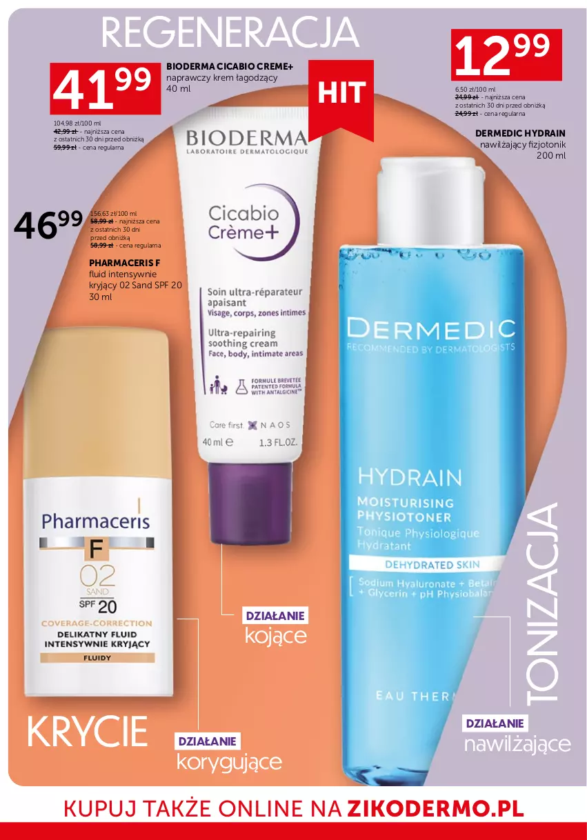Gazetka promocyjna Ziko - Gazetka Ziko Dermo - ważna 26.11 do 10.12.2025 - strona 20 - produkty: Acer, Bioderma, Dermedic, Pharmaceris, Tonik