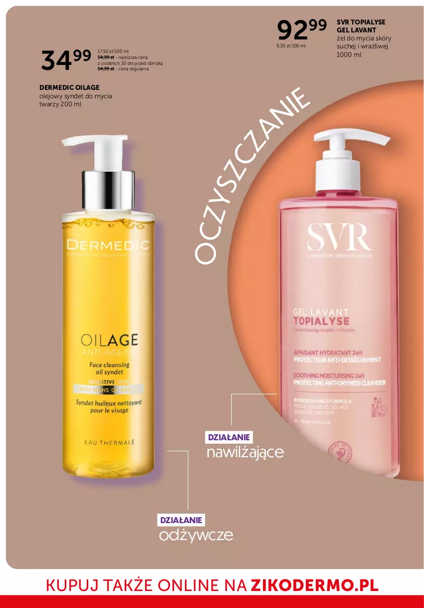 Gazetka promocyjna Ziko - Gazetka Ziko Dermo - ważna 26.11 do 10.12.2025 - strona 22 - produkty: Dermedic, Olej, SVR, Top