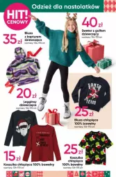 Gazetka promocyjna Pepco - Gazetka - ważna od 15.11 do 15.11.2023 - strona 6 - produkty: Sweter, Gin, Kosz, Bluza z kapturem, Koszulka, Legginsy, Bluza