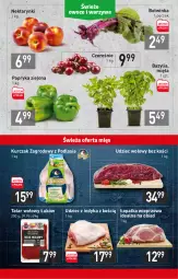 Gazetka promocyjna Stokrotka - Supermarket - Gazetka - ważna od 13.07 do 13.07.2022 - strona 5 - produkty: Kurczak, Udziec z indyka, Inka, Papryka, Tatar wołowy, Udziec wołowy, Bazyl, Bazylia, Mięta, Nektar