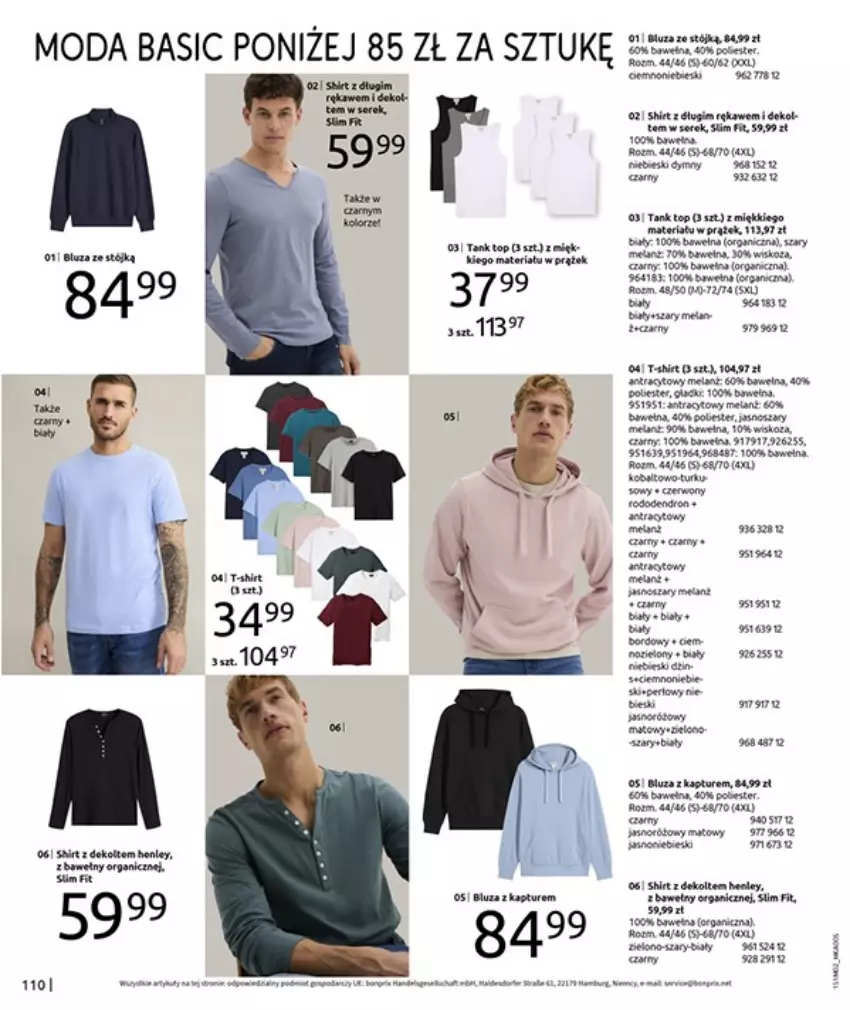 Gazetka promocyjna Bonprix - ESSENTIALS MIX - ważna 17.02 do 10.04.2025 - strona 112 - produkty: Bluza, Cień, Fa, Moda, Por, Top