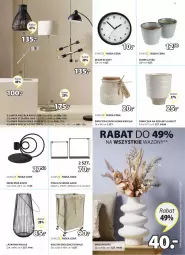 Gazetka promocyjna Jysk - Oferta tygodnia - Gazetka - ważna od 31.05 do 31.05.2022 - strona 12 - produkty: Latarnia, Kosz na bieliznę, Kosz, Wazon, Doniczka na rośliny, Półka, Zegar, Lampa podłogowa, Kubek, Lampa, Lampa stołowa, Lampa wisząca