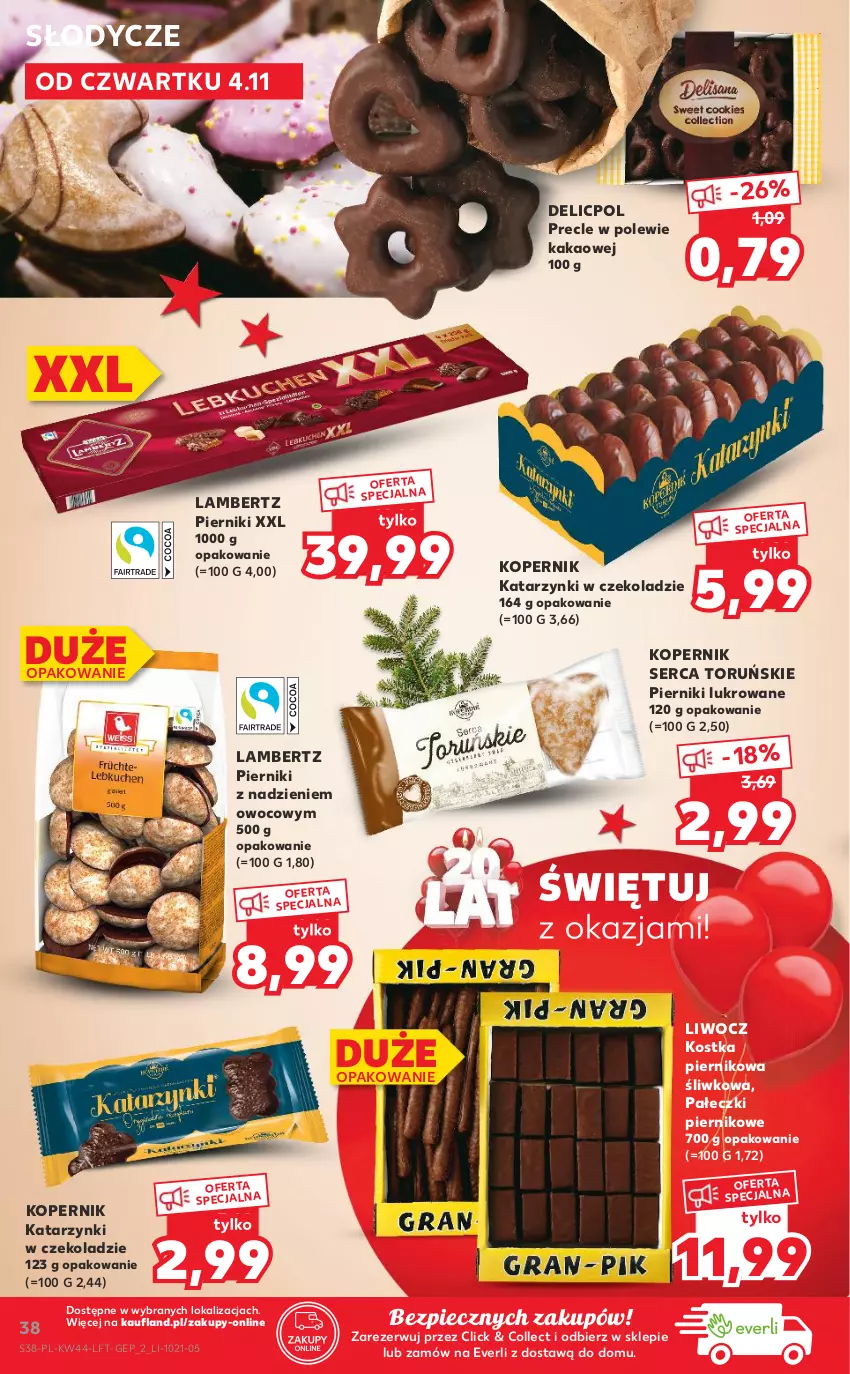 Gazetka promocyjna Kaufland - OFERTA TYGODNIA - ważna 04.11 do 09.11.2021 - strona 38 - produkty: Kakao, Piec, Piernik, Precle, Ser