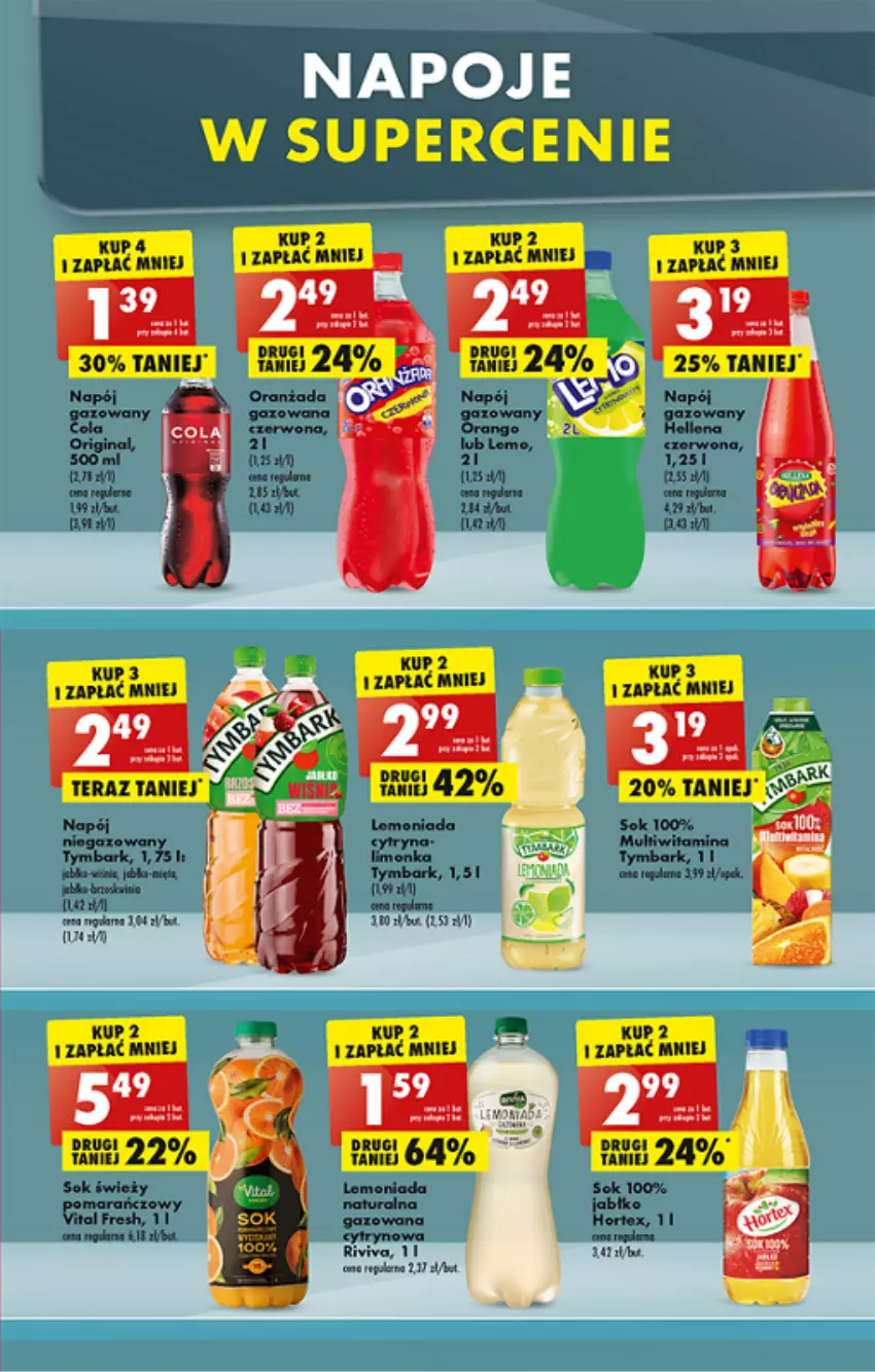 Gazetka promocyjna Biedronka - ważna 13.06 do 18.06.2022 - strona 37 - produkty: Brit, Brugi, Gin, Lemoniada, Napój, Oranżada, Sok