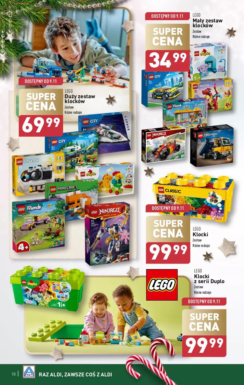 Gazetka promocyjna Aldi - Najlepsze zabawki - ważna 30.10 do 23.12.2024 - strona 10 - produkty: Klocki, LEGO, Ser