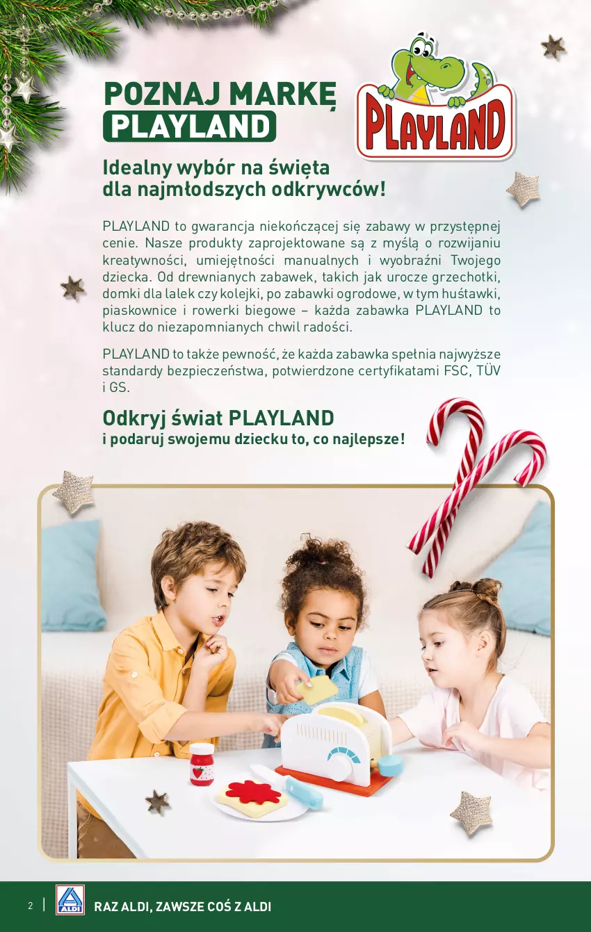 Gazetka promocyjna Aldi - Najlepsze zabawki - ważna 30.10 do 23.12.2024 - strona 2 - produkty: Olej, Piec, Rower, Zabawka