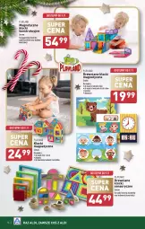 Gazetka promocyjna Aldi - Najlepsze zabawki - Gazetka - ważna od 23.12 do 23.12.2024 - strona 16 - produkty: Dinozaur, Pojazd, Tran, Klocki, Drewniane klocki