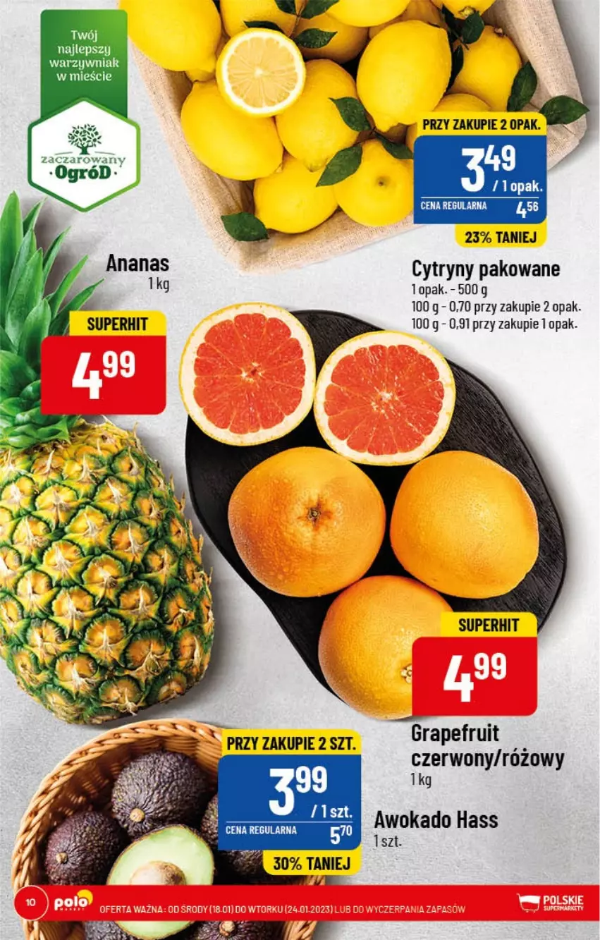 Gazetka promocyjna PoloMarket - Gazetka pomocyjna - ważna 18.01 do 24.01.2022 - strona 10 - produkty: Cytryny, Gra