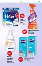 Gazetka promocyjna Żabka - Gazetka - ważna od 14.09 do 14.09.2021 - strona 53 - produkty: Emulsja, Spray do czyszczenia, Papier, Lactacyd, Bell, Cillit Bang, Papier toaletowy, Velvet, Bella, Wkładki