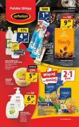 Gazetka promocyjna Arhelan - Gazetka - ważna od 13.10 do 13.10.2024 - strona 1 - produkty: Makaron, Kawa, Schweppes, Margaryna, Napój, Luksja, Fa