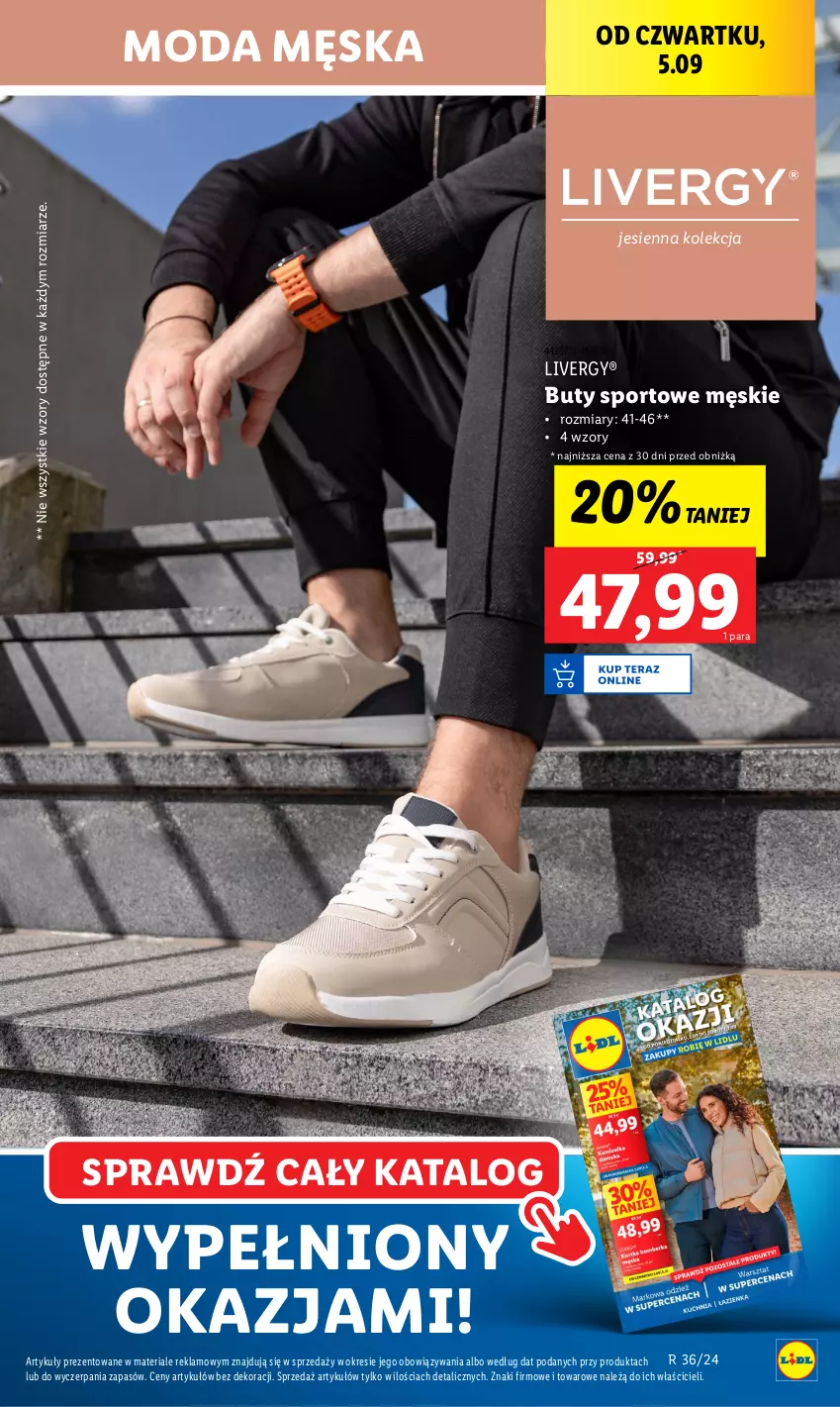 Gazetka promocyjna Lidl - GAZETKA - ważna 05.09 do 07.09.2024 - strona 19 - produkty: Buty, Moda, Por, Sport