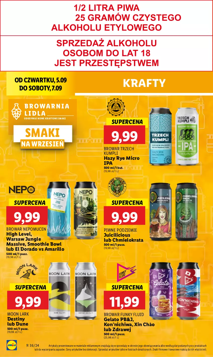 Gazetka promocyjna Lidl - GAZETKA - ważna 05.09 do 07.09.2024 - strona 36 - produkty: Smoothie