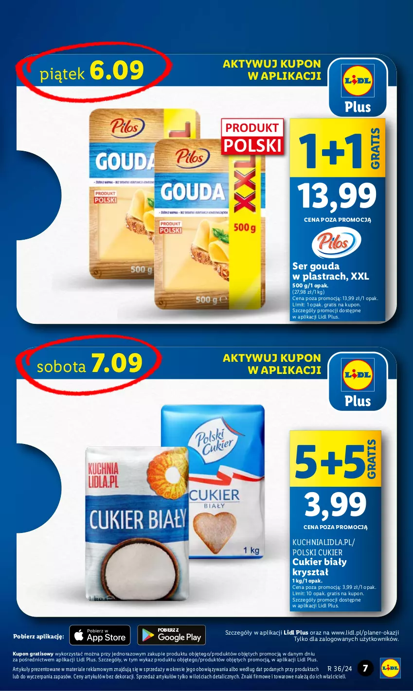 Gazetka promocyjna Lidl - GAZETKA - ważna 05.09 do 07.09.2024 - strona 9 - produkty: Cukier, Gouda, Gra, Kuchnia, Ser