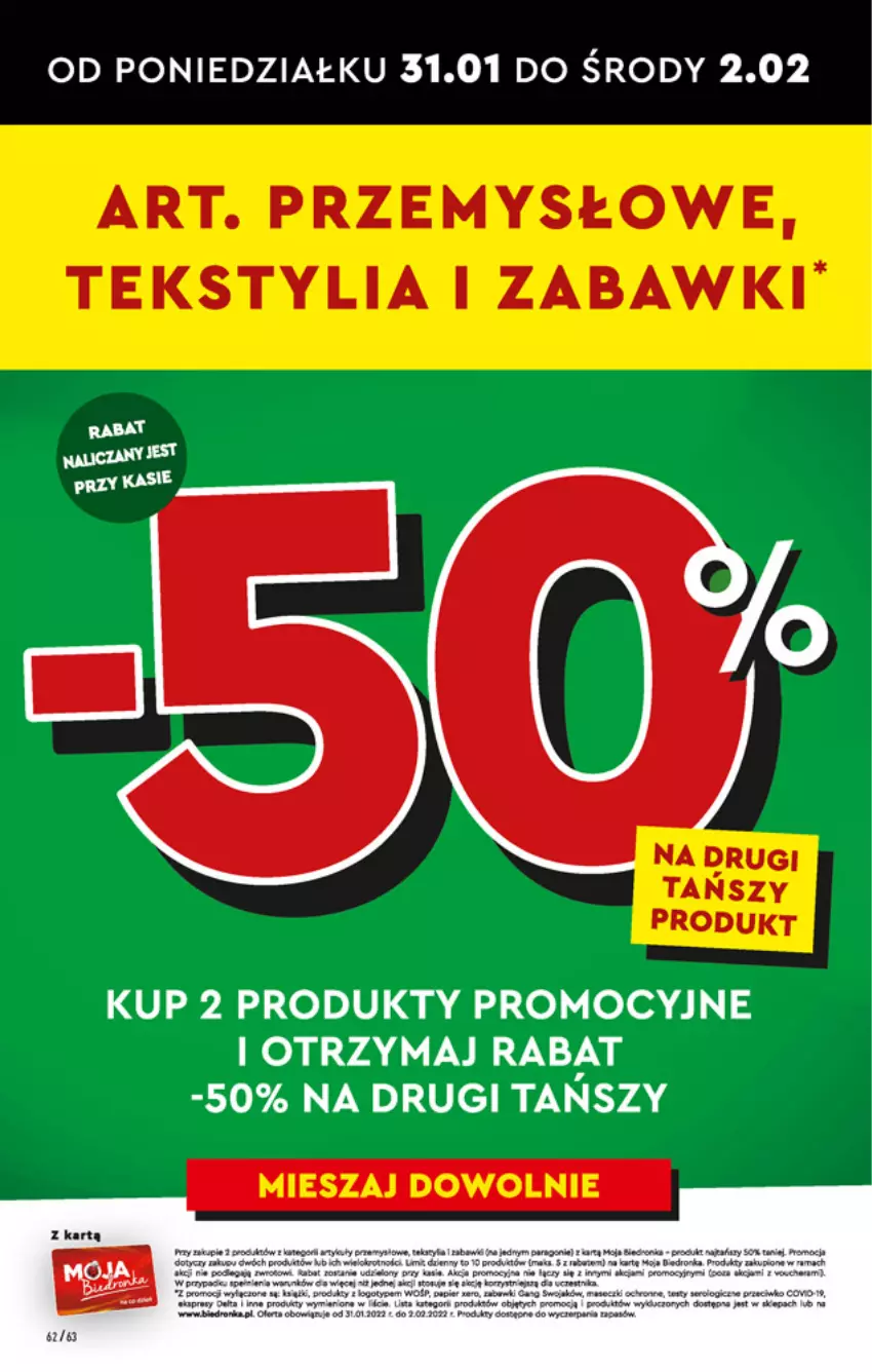 Gazetka promocyjna Biedronka - W tym tygodniu - ważna 31.01 do 05.02.2022 - strona 62 - produkty: Fa, Gra, Rama