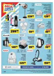 Gazetka promocyjna Carrefour - Gazetka - ważna od 12.08 do 12.08.2023 - strona 8 - produkty: Odkurzacz, Sok, Ser, Pepsi max, Czajnik, Ice tea, Toster, Mikser, Tefal, Pepsi, Syrop, Zelmer, Fa