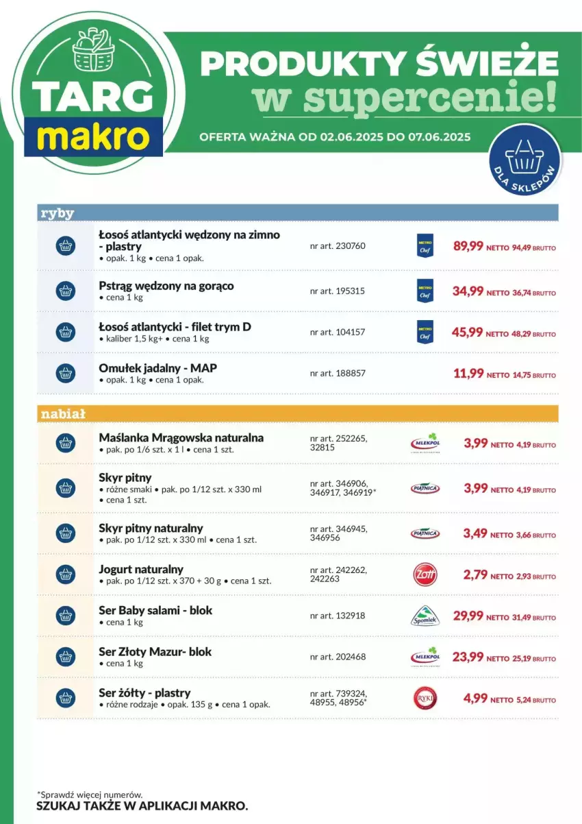 Gazetka promocyjna Makro - ważna 02.06 do 07.06.2025 - strona 7 - produkty: Kawa, Pstrąg, Pstrąg wędzony, Rama