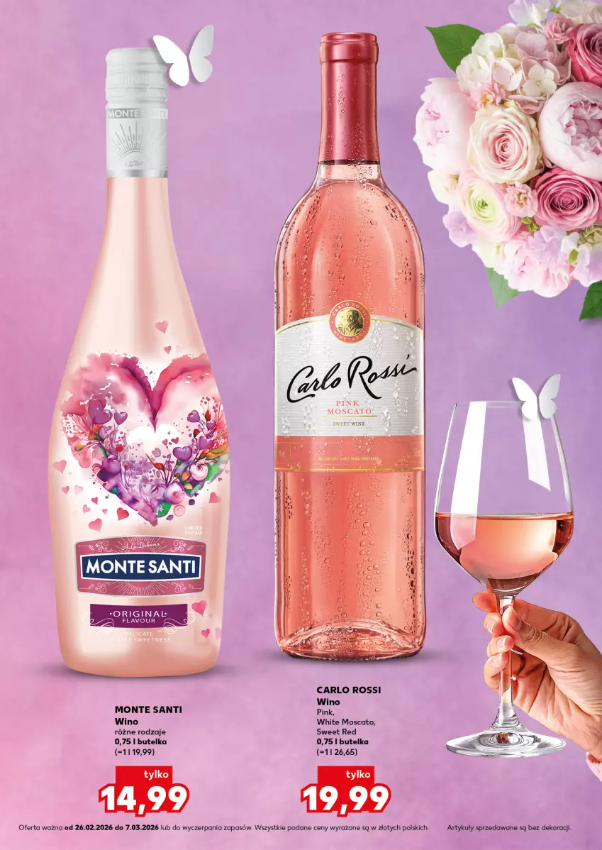 Gazetka promocyjna Kaufland - Kaufland - ważna 26.02 do 07.03.2026 - strona 3 - produkty: Carlo Rossi, Monte, Monte Santi, Wino