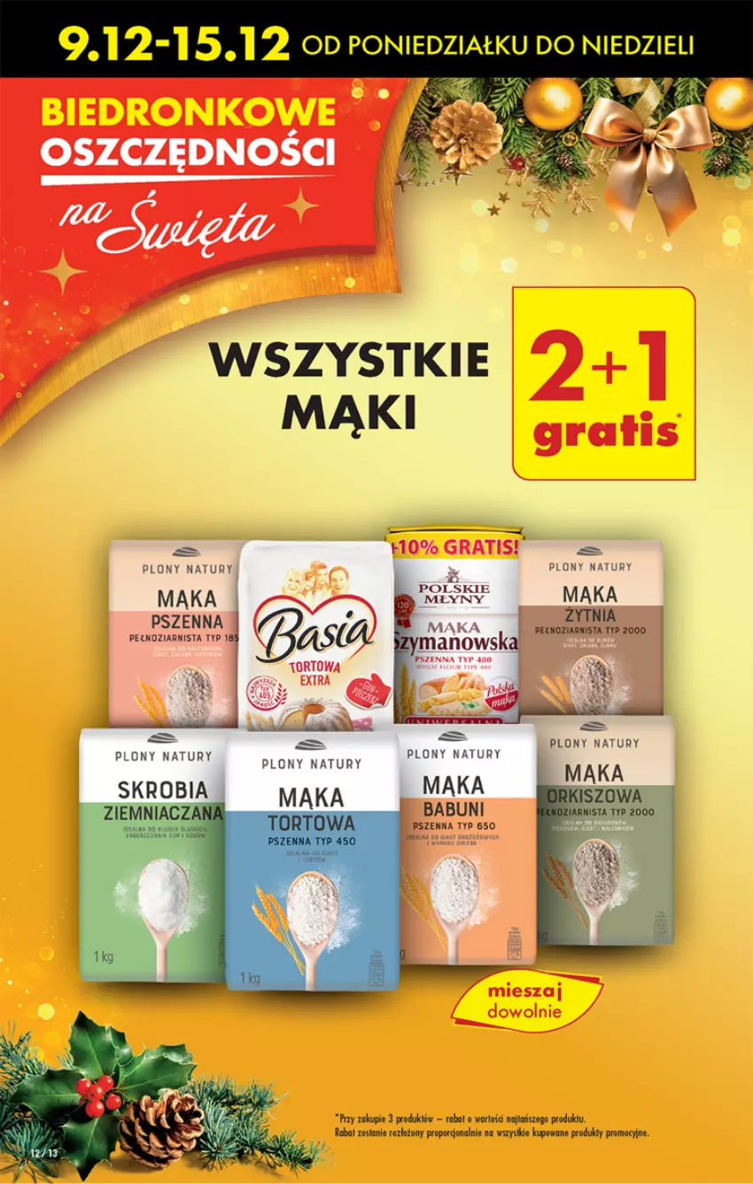 Gazetka promocyjna Biedronka - Od Poniedziałku - ważna 09.12 do 14.12.2024 - strona 12 - produkty: Babuni, Mąka, Por