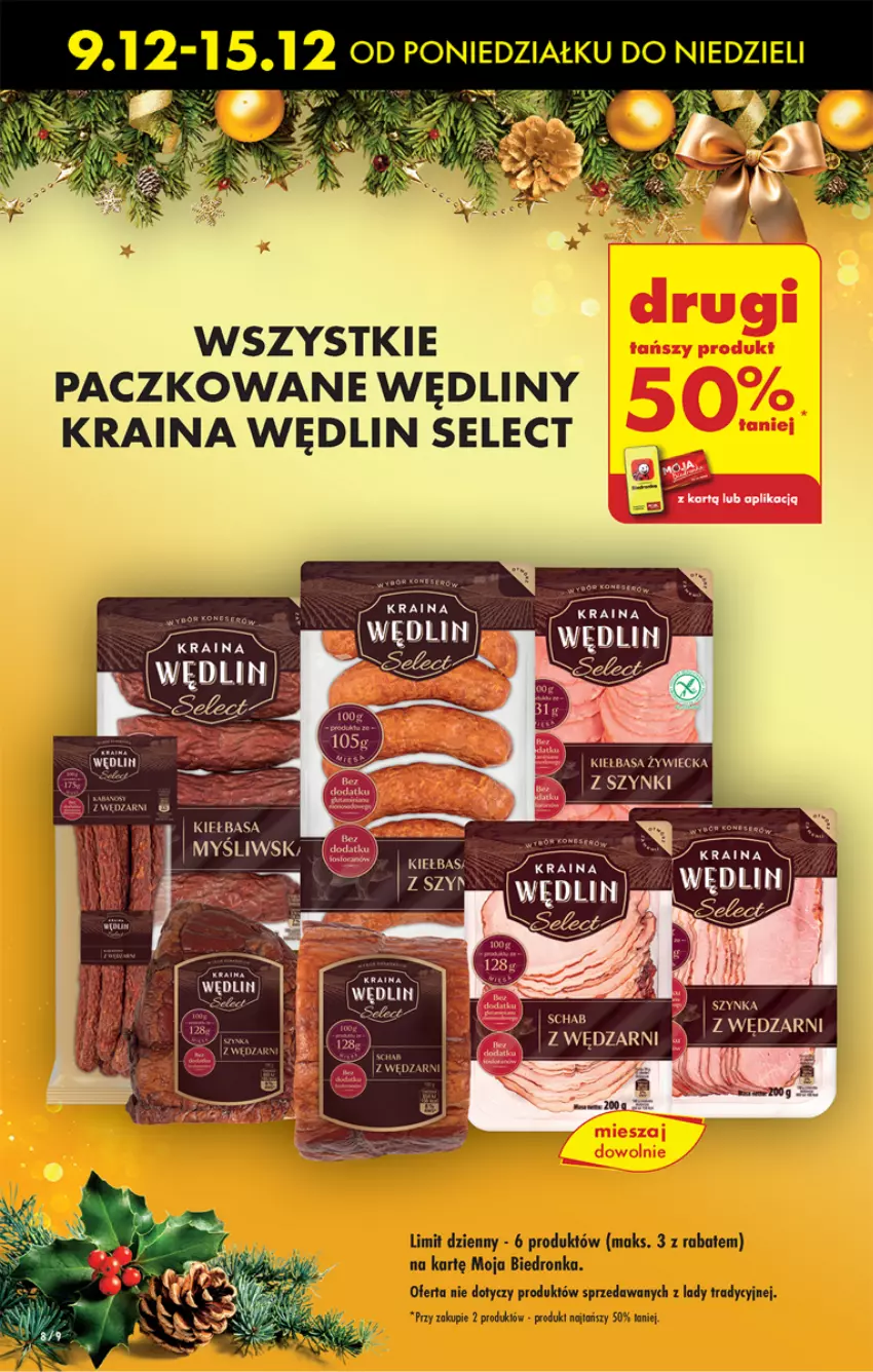 Gazetka promocyjna Biedronka - Od Poniedziałku - ważna 09.12 do 14.12.2024 - strona 8 - produkty: Kiełbasa