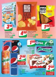 Gazetka promocyjna Dino - Gazetka 4 - Gazetka - ważna od 30.01 do 30.01.2024 - strona 42 - produkty: Cebula, Ser, Kinder Bueno, Chipsy, Napój gazowany, Mars, Ferrero, Orbit, Baton, Napój, Kinder