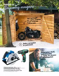 Gazetka promocyjna Leroy Merlin - Katalog ogród 2021 - Gazetka - ważna od 30.06 do 30.06.2021 - strona 144 - produkty: Tarka, Wkręt, Robot, Wkrętarka, Garaż, Bosch, Pilarka tarczowa, Akumulator, Fa