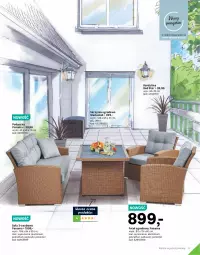 Gazetka promocyjna Leroy Merlin - Katalog ogród 2021 - Gazetka - ważna od 30.06 do 30.06.2021 - strona 55 - produkty: Sofa narożna, Puf, Stół, Sofa, Sofa 3-osobowa, Fotel, Poduszka, Meble, Fa