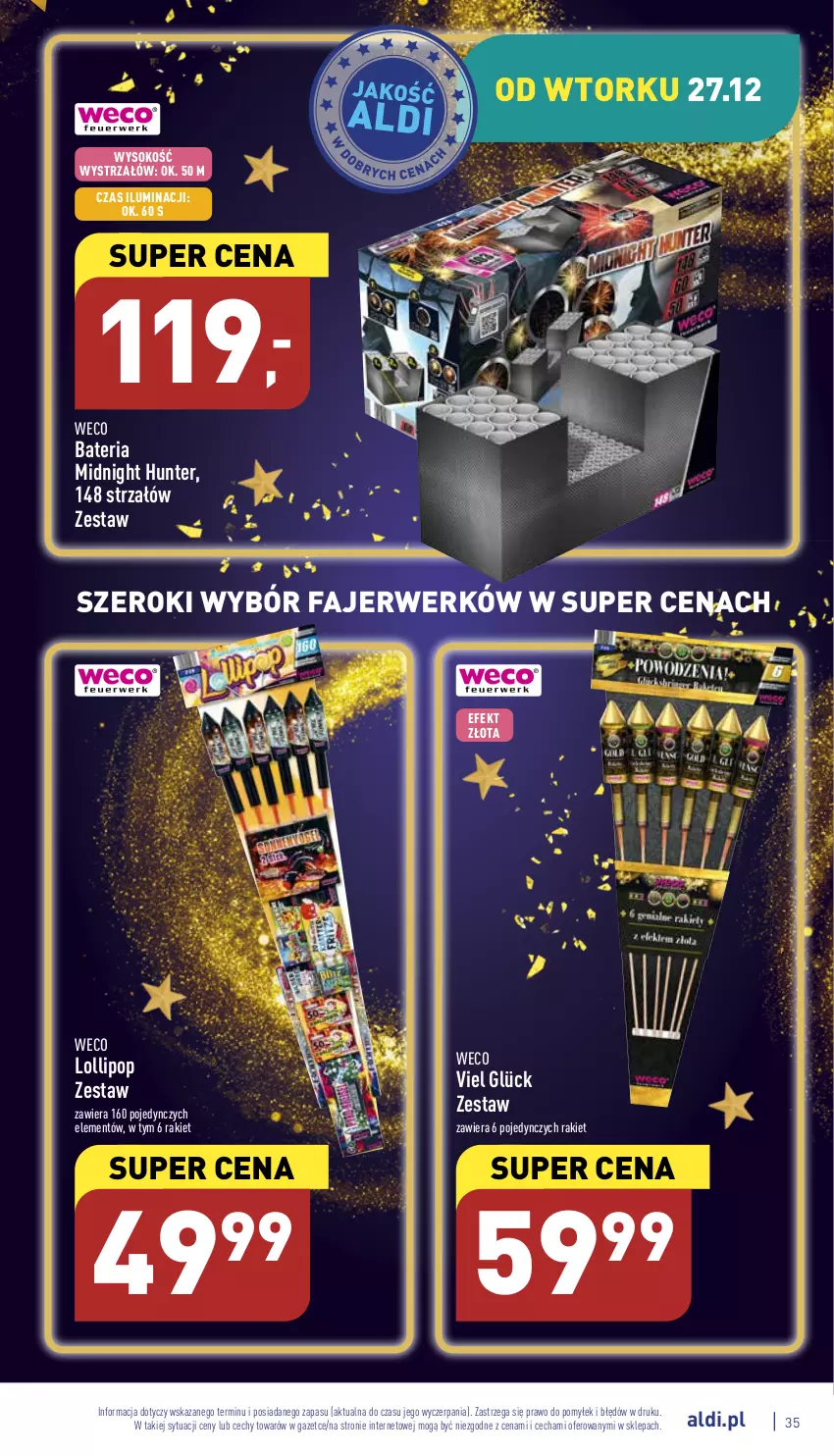 Gazetka promocyjna Aldi - Pełny katalog - ważna 27.12 do 31.12.2022 - strona 35 - produkty: Bateria, Fa, Sok, Strzałów