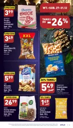 Gazetka promocyjna Aldi - Pełny katalog - Gazetka - ważna od 31.12 do 31.12.2022 - strona 15 - produkty: Orzeszki, Mieszanka studencka, Beskidzki, Chrupki, Popcorn, Precelki, Orzeszki ziemne, Fa