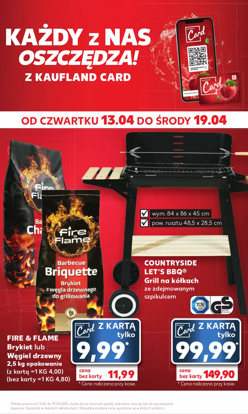 Gazetka promocyjna Kaufland - MOCNY START - ważna 17.04 do 19.04.2023 - strona 3 - produkty: Grill, Węgiel drzewny