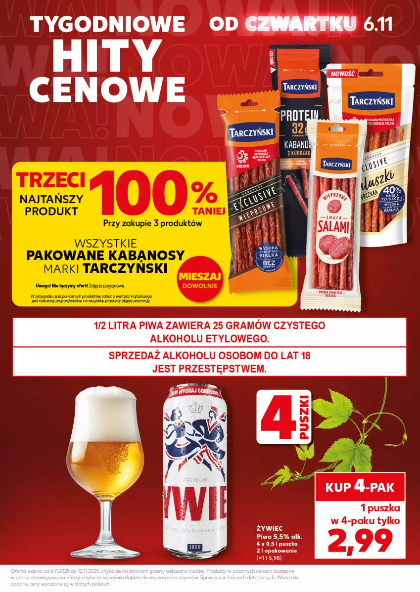 Gazetka promocyjna Kaufland - Mocny Start - ważna 10.11 do 12.11.2025 - strona 5 - produkty: Gra, Piwa, Piwo, Sok, Tarczyński