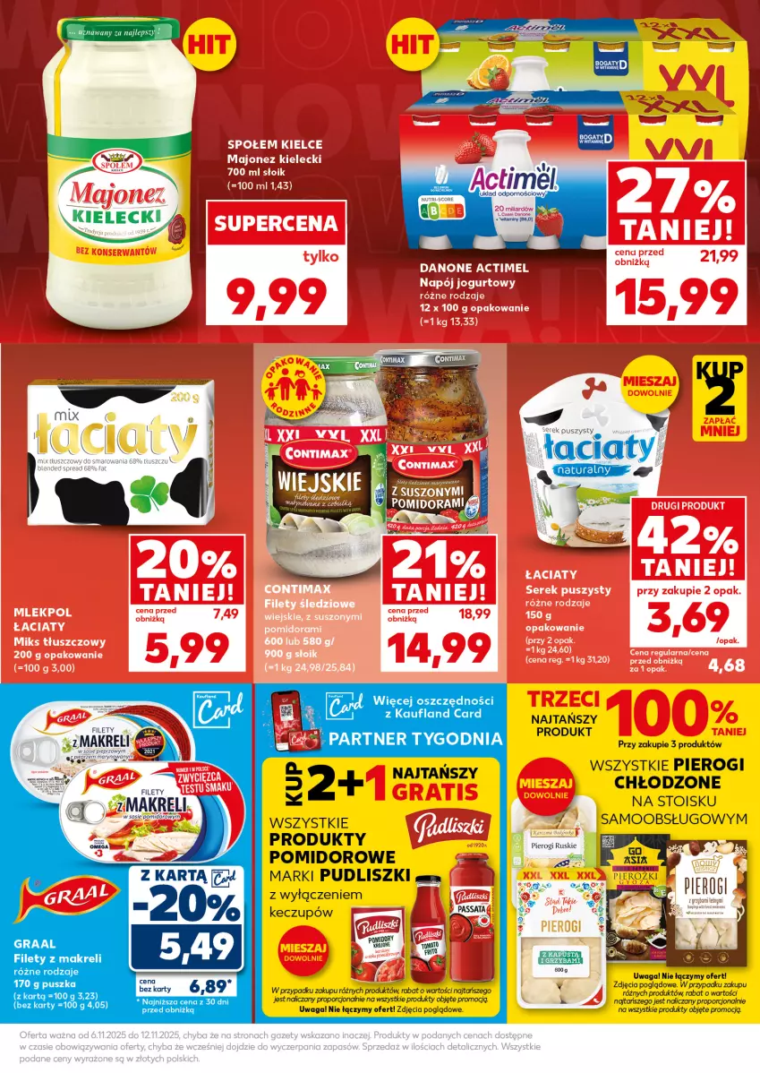 Gazetka promocyjna Kaufland - Mocny Start - ważna 10.11 do 12.11.2025 - strona 7 - produkty: Gra, Graal, Kapustą, Pieprz, Pierogi, Por, Pudliszki, Sos, Waga