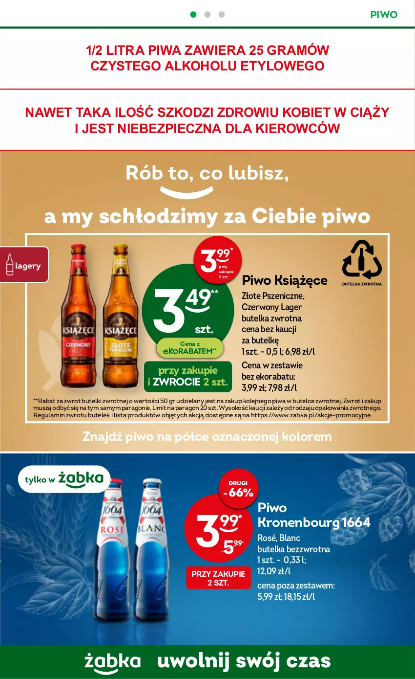 Gazetka promocyjna Żabka - ważna 26.10 do 01.11.2022 - strona 21 - produkty: Gra, Książęce, Mus, Olej, Piec, Piwa, Piwo, Sok