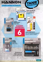 Gazetka promocyjna Dealz - NOWA GAZETKAWielkie Marki Mini Ceny - Gazetka - ważna od 12.07 do 12.07.2022 - strona 11 - produkty: Sos, Por, Noż, Gra, Kłódka, Zestaw pędzli, Uchwyty, Plecak, LANA, Silan, Bateria